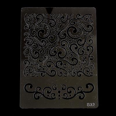 Plastová šablóna A5, ornament, motív S32