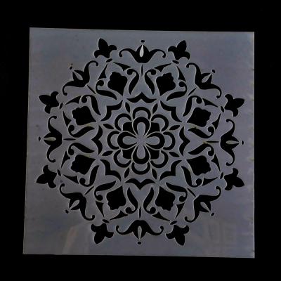 Plastová šablóna, štvorec 15 x 15 cm, vzor 10