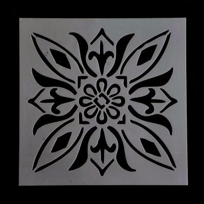 Plastová šablóna, štvorec 15 x 15 cm, vzor 2