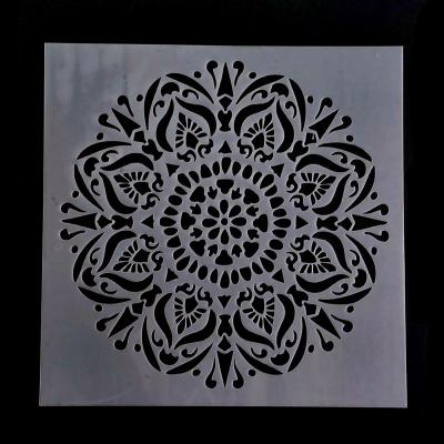 Plastová šablóna, štvorec 15 x 15 cm, vzor 9