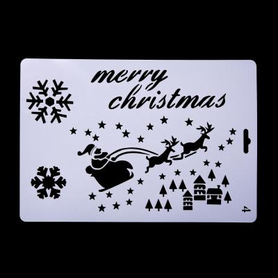 Plastová šablóna, vianočná, Merry Christmas 2