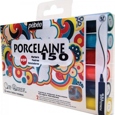 Porcelaine 150 Marker ( 0,7 mm), sada 6 ks