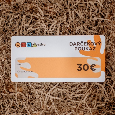Poukaz v hodnote 30 €