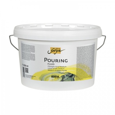 Pouring fluid akrylové médium SOLO GOYA 2500 ml