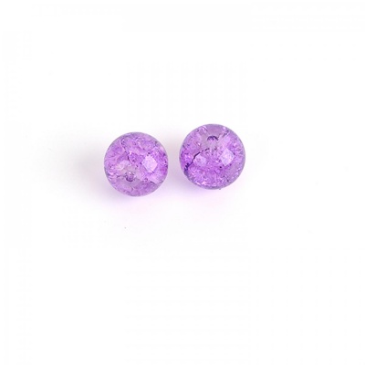 Praskačky gulička 10 mm sv. fialová 100 ks