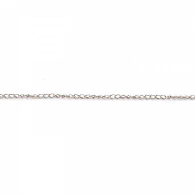 Retiazka platina, 3 x 2 mm, zatočená, 1 m