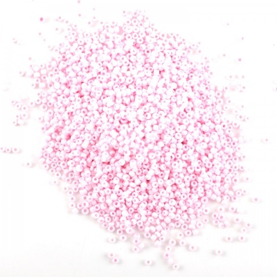 Rokajl 2 mm nepriehľadná perleťová ružová 50g
