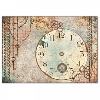 Ryžový papier, A3, Clockwise clock