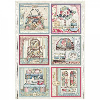 Ryžový papier, A4, Cards grand hotel