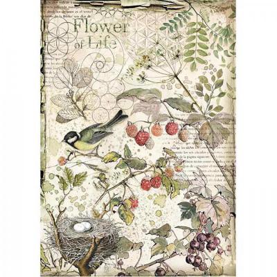 Ryžový papier, A4, Flowers and fruits