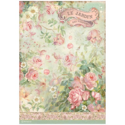 Ryžový papier, A4, Rose Parfum Le jardin des parfums