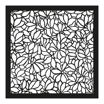 Šablóna, Stamperia, 18 x 18 cm, Klimt flower pattern