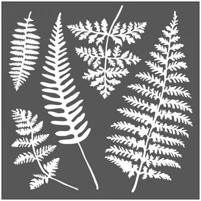 Šablóna, Stamperia, 18 x 18 cm, Leaves