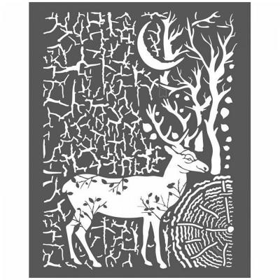 Šablóna, Stamperia, 20 x 25 cm, Cosmos deer