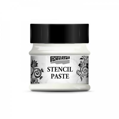 Šablónovacia pasta, perleťová, 50 ml, strieborná