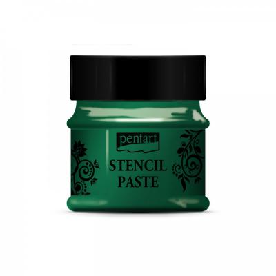 Šablónovacia pasta, perleťová, 50 ml, zelená