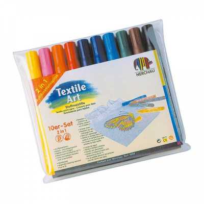Sada fixiek na textil Nerchau, 10 ks