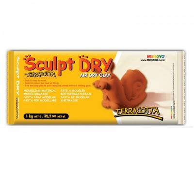 Samotvrdnúca hlina Sculpt Dry 1 kg terrakota