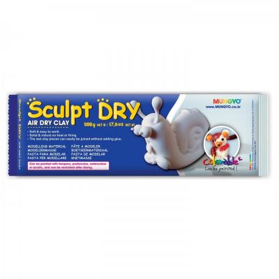 Samotvrdnúca hlina Sculpt Dry 500 g biela