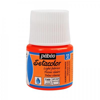 Setacolor light 45 ml, 32 Fluorescent orange