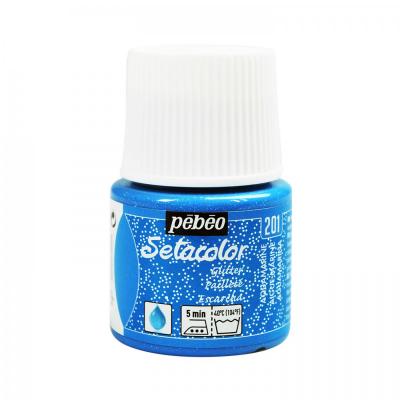 Setacolor light 45 ml, glitter, 201 Aquamarine