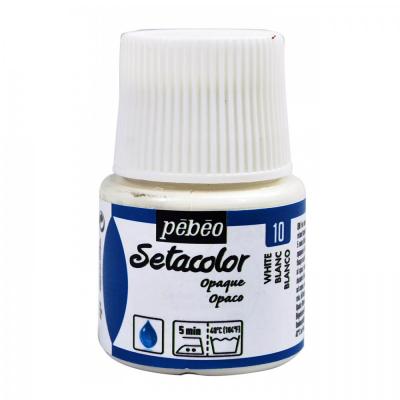 Setacolor opaque 45 ml, 10 Titanium white