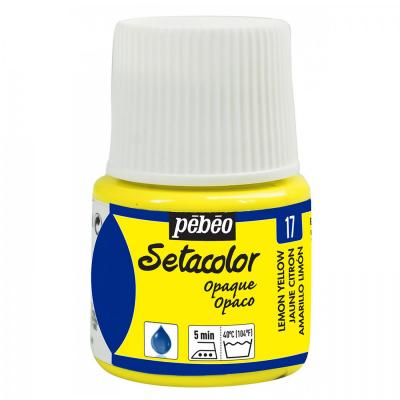 Setacolor opaque 45 ml, 17 Lemon yellow