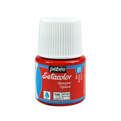 Setacolor opaque 45 ml, 80 Red