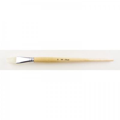 Štetec t-brush 6002, white bristle, plochý n° 12