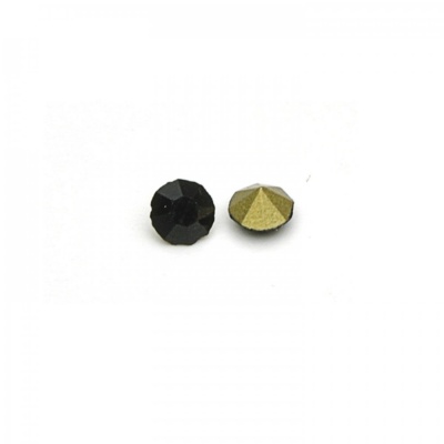 Štrasové kamienky čierna 2,8 mm 20ks