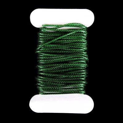 Voskovaná šnúrka 1,5 mm, zelená lesklá, 1 m