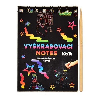 Vyškrabovací zošit A6, 10 listov