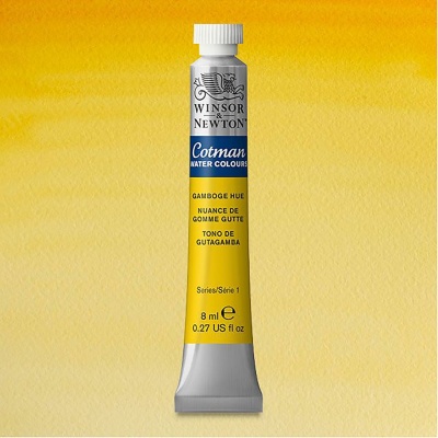Winsor&Newton, Cotman, akvarel, Gamboge Hue