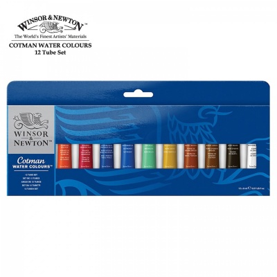 Winsor&Newton, Cotman, akvarelová sada 12 ks
