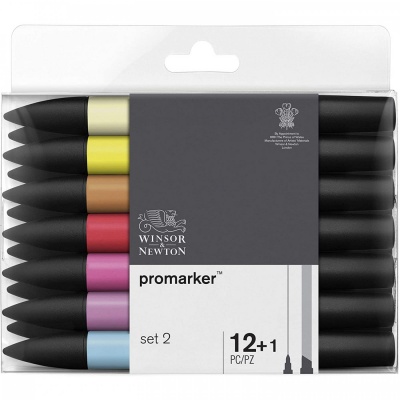 Winsor&Newton, Promarker sada 12+1 Set II