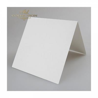 Základ na pohľadnicu, 152 x 152 mm, biely