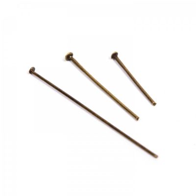 Ketlovací nit starobronz 18 mm 10 ks