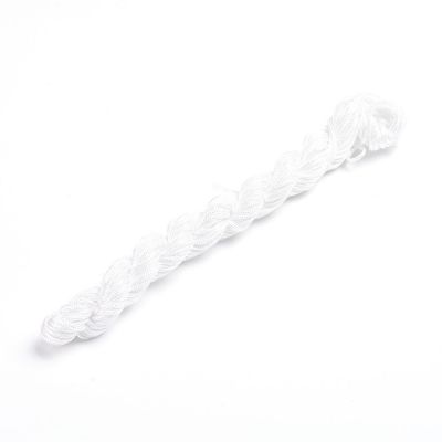 Shamballa šnúrka 2 mm, 12,5 m, biela