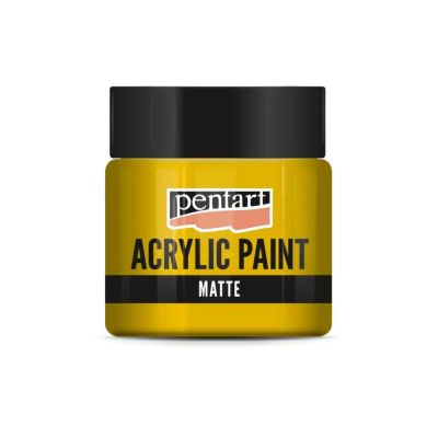 Akrylová farba matná 50 ml, slnečná žltá
