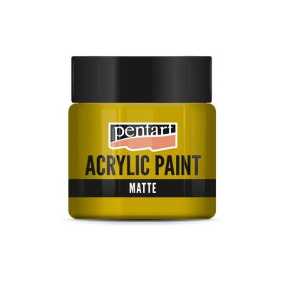 Akrylová farba matná 50 ml, okrová