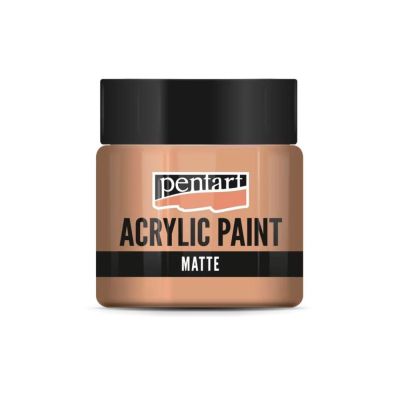 Akrylová farba matná 50 ml, lososová