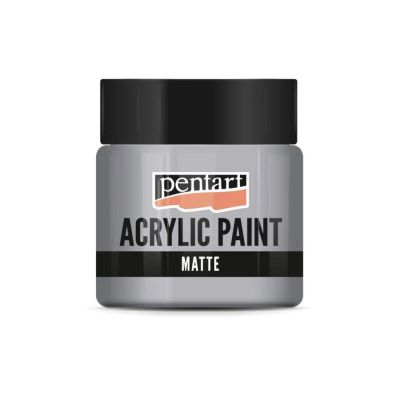 Akrylová farba matná 50 ml, sivá
