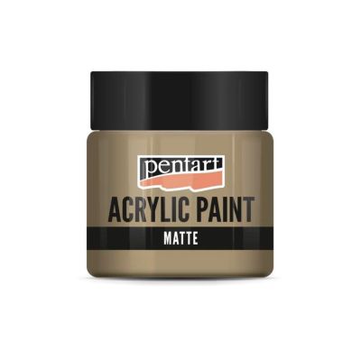 Akrylová farba matná 50 ml, lieskový oriešok