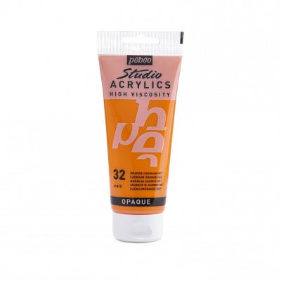 Studio Acrylics 100 ml, 32 Cadmium orange