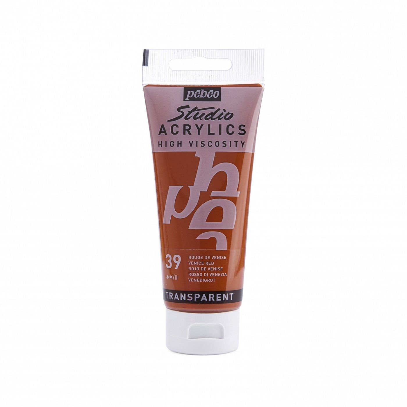 Studio Acrylics 100 ml, 39 Venice red