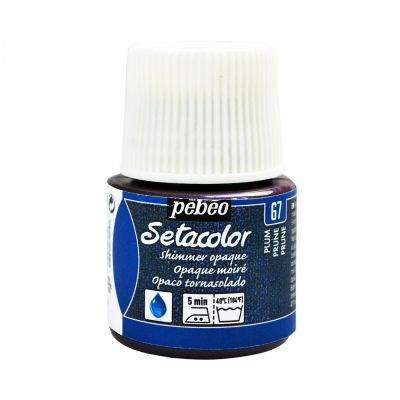 Setacolor opaque 45 ml, 67 Shimmer plum