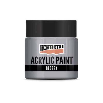 Akrylová farba lesklá 50 ml, sivá