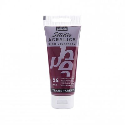 Studio Acrylics 100 ml, 54 Alizarin crimson
