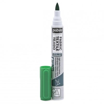 Fixka na svetlý textil 7A Green, 1 mm brush