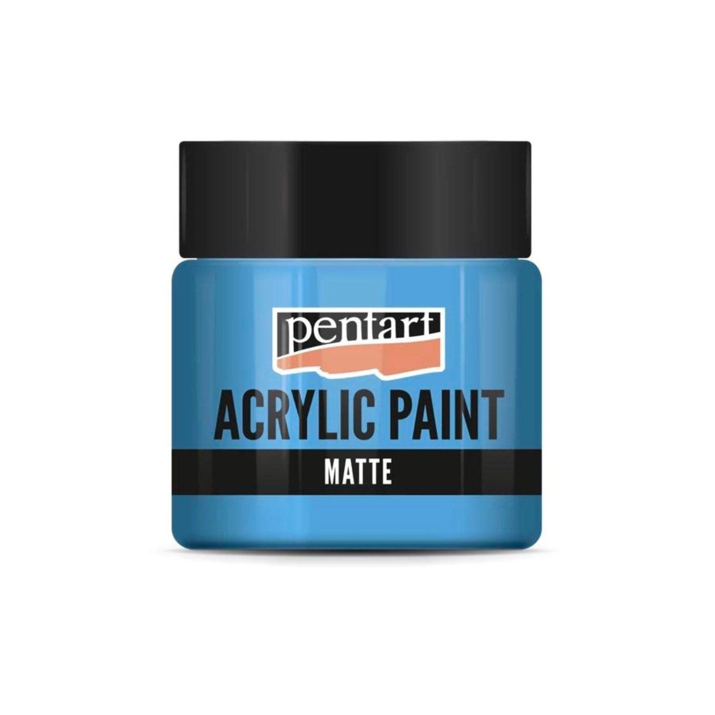 Akrylová farba matná 50 ml, svetlá modrá